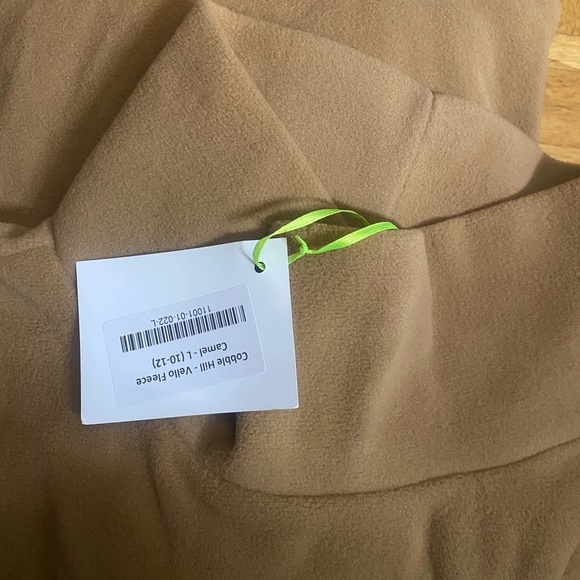 DUDLEY STEPHENS Cobble Hill Camel Fleece xs 0 2 - Picture 4 of 4